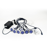 Système de tourbillon Proway avec éclairage ambiant multicolore et système de bulles de baignoire de massage Hydro-Air