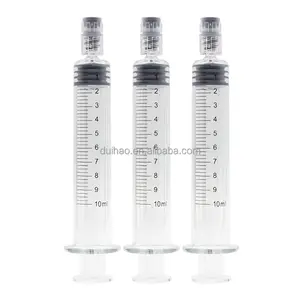 Seringa pré-cheia Luer 3ml Luer Slip Lock Aplicador de vidro para odontologia e medicina