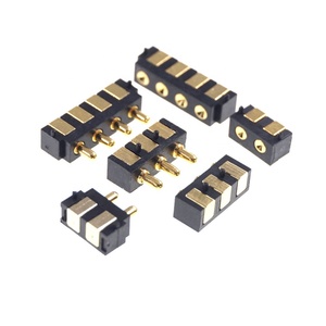 SMD góc phải Nam Nữ mục tiêu Pad mùa xuân nạp tiêu đề 2.5mm Pitch ngang SMT hsmt 1 2 3 4 5 6 pin POGO Pin - Product Image 2
