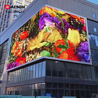 Layar LED ALSON Resolusi Tinggi, Layar LED Iklan 3D HD, Layar Instalasi Tetap Luar Ruangan