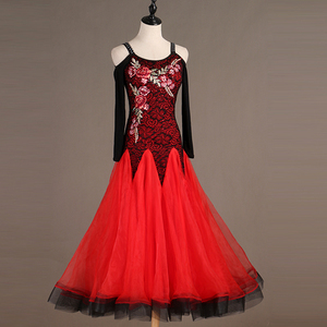 LIUHUO strass sala da ballo abiti da competizione donna <span class=keywords><strong>Sexy</strong></span> Standard danza valzer Tango danza moderna - Product Image 5