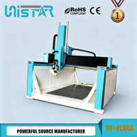 Routeur CNC 4 axes à broche unique haute vitesse pour sculpture sur bois et mousse, modèles 1325 1530 CE