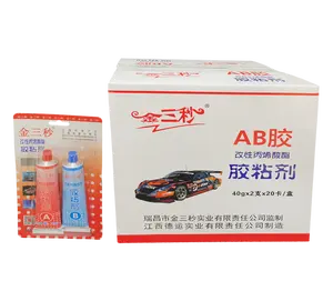 Hai thành phần Epoxy AB keo 5 phút nhanh chóng chữa rõ ràng Epoxy AB keo