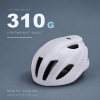 Casque de vélo en polycarbonate moulé en interne certifié CE OEM ODM avec feu arrière rechargeable 310g pour cyclistes adultes