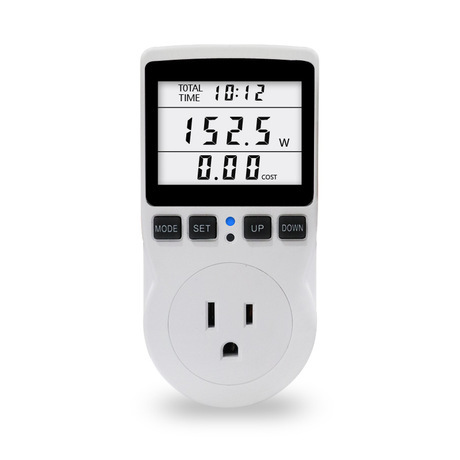 Popular Professional LCD Power Measure Power Control Wall Socket Meter Plug