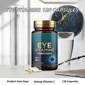 Complément alimentaire pour les yeux en capsules, 60 à 120 capsules, avec lutéine et zéaxanthine, zinc, vitamines C et E, pour la santé oculaire, soutient la vision et soulage la sécheresse oculaire - Product Image 2