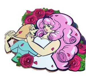 Tùy chỉnh Unicorn men <span class=keywords><strong>Pin</strong></span> huy hiệu thấp khuôn phí cứng men 3D từ ve áo pins với lụa Màn hình in ấn mẫu miễn phí có sẵn - Product Image 5