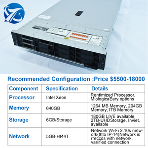 เซิร์ฟเวอร์ Ai Gpu Rack Poweredge พร้อม 4U R760 R750 Nas เซิร์ฟเวอร์หลายตัว ความเร็ว 10Gbps คอมพิวเตอร์เฉพาะทาง 2U 1U ระบบระบายความร้อน Pc R740 เซิร์ฟเวอร์ 2U Rack Serv - Product Image 5