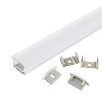 Boîtier en alu monté sur pc, bande led diffuse, éclairage linéaire, extrusion d'aluminium, profilé led