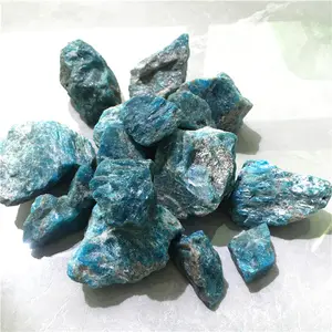 Großhandel Mineralien Bergkristall Stein natürlichen Quarz Kristall rohen blauen Apatit groben Edelsteine Bulk zum Verkauf