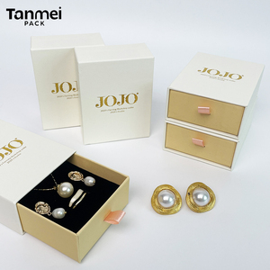 Caja de Regalo de Joyería de Cartón Personalizada para Collares, Pendientes, Anillos y Pulseras, Empaque Premium - Product Image 4