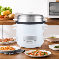Cuisinière à riz électrique domestique 1,5L-6L avec panier vapeur et cuve intérieure antiadhésive épaissie