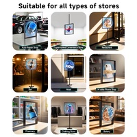 Ventilateur holographique 3D, projecteur holographique, écran d'affichage LED, équipement de signalisation publicitaire pour les magasins, les expositions, la promotion des entreprises