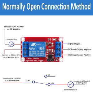Module de relais à 1 canal DC 12V avec isolation optocoupleur, prend en charge le déclenchement à haut ou bas niveau, pour Arduino et D - Product Image 3
