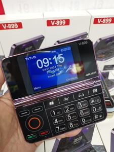 โทรศัพท์มือถือแบบพับได้รุ่นใหม่ V-899 ไม่ใช่สมาร์ทโฟน รองรับ 2G พร้อมหน่วยประมวลผล MTK ภาษาอังกฤษ สำหรับนักเรียน - Product Image 6