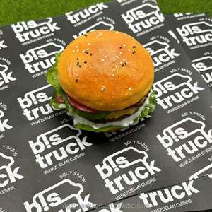 Custom Sandwich Hamburger Bread Wrapping <b>Paper</b> Greaseproof Eco-friendly Baking <b>Paper</b> Disposable Oiled <b>Paper</b> Food Packaging - Product Image 3