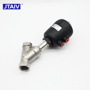 Vệ sinh chất lượng cao DN15 -DN100 thép không gỉ 304 SS316L Y loại khí nén van với đầu nhựa khí nén góc ghế van - Product Image 6