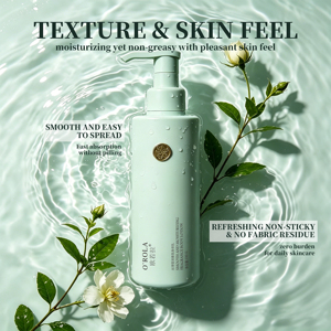Loción Corporal O'ROLA de Marca Privada con Manteca de Karité y Aloe Vera, 95% VC, Iluminadora, Hidratante, 12H de Hidratación, Vegana, Larga Duración - Product Image 5