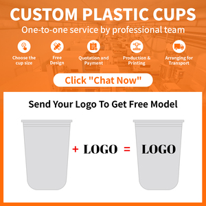 Bedrukte logo 90mm 9oz 12oz 16oz 23oz PP U-vormige frosted plastic beker met deksel voor bubble tea & ijskoffie - Product Image 2