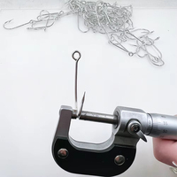 Kirby Hameçon de pêche en mer 8253 modèle crochet d'anneau de pêche en acier à haute teneur en carbone pour carpe basse truite espèces pour leurre techniques de pêche à la traîne