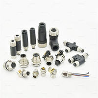 Câble de connecteur M12 en gros, câble 3 4 5 8 12 broches, câble étanche mâle vers femelle M12, câble d'alimentation du capteur