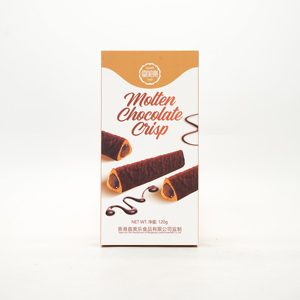 Biscuits sandwichs triangulaires croustillants au <span class=keywords><strong>chocolat</strong></span> fondu Camill 120G de qualité supérieure, texture croustillante, 0% de matières grasses, odeur fraîche, boîte cadeau - Product Image 1