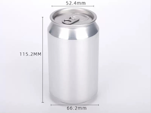 Vente en gros OEM canette de boisson gazeuse ronde en aluminium de 250-500ml avec couvercle à ouverture facile emballage en métal pour boisson bière vin jus de fruit - Product Image 3