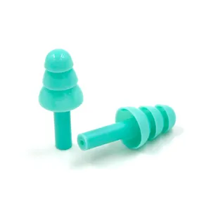 Ear Plugs For Wholesale Cheap Swim Earplug High Quality Silicone Rubber Waterproof Swimming Ear Plugs Colorful Ear Plug Easily Take Out