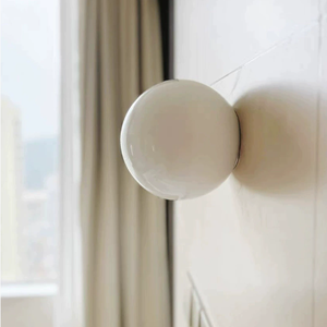 סגנון חדש מנורת סלון פשוטה בסגנון חדש עיצוב כדורי צרפתית עם g9 בלילה - Product Image 5