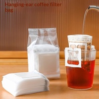 Sachets filtres jetables à suspendre avec crochets pour thé en vrac, café, café, hôtel, bureau