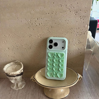 Coque de téléphone en silicone avec ventouse 3D en forme de cœur mignon pour iPhone 18 17 Pro 16 15 14 Pro Max