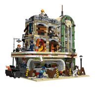 89101 + 2392 uds/set 10260 Downtown Diner-Versión de Apocalipsis Crear bloques de construcción Expert Street View