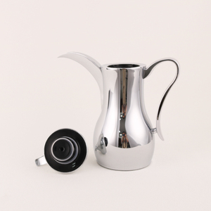 Théière Dallah en acier inoxydable RTS Premium 500 ml avec doublure intérieure en verre blanc - Product Image 3