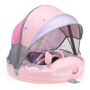 Flotador para Bebé con Diseño de Donut, No Inflable, con Toldo para el Sol |   Flotador de Natación Seguro para Bebés, para Piscina y Playa - Product Image 5
