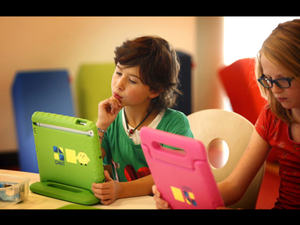 Étui pour <span class=keywords><strong>tablette</strong></span> HGD pour Honor 5 / <span class=keywords><strong>Huawei</strong></span> 10.1 "ou Media Pad <span class=keywords><strong>T5</strong></span> 10.1" poignée EVA antichoc anti-chute étui de protection avec support - Product Image 6