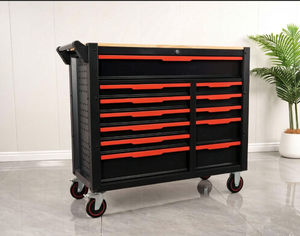 Classic Pre-Assembled <strong>Workshop</strong> Tool Storage CabineSupport 6 <strong>Drawers</strong> 1 DoorWholesale Rolling Cart Lockable Load Capacity - Product Image 3