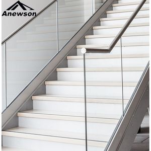 Anewson Garde-corps en U de bonne qualité à bas prix <span class=keywords><strong>pour</strong></span> balcon, <span class=keywords><strong>piscine</strong></span>, <span class=keywords><strong>escalier</strong></span> - Product Image 1