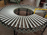 Vente en gros de convoyeur à rouleaux télescopique manuel flexible en acier inoxydable roulement de moteur à rouleaux par gravité nouvel état noyau de moteur