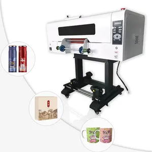 Okai 3pcs Printheads Uv A3 Printer China Uv Crystal Label Sticker Dtf Printer Equipment