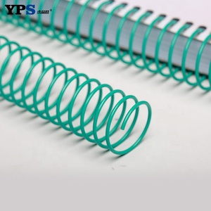 Chất lượng cao sang trọng PVC xoắn ốc cuộn dây ràng buộc Nguồn cung cấp thân thiện với môi trường vật liệu nhựa màu xanh lá cây RÀNG BUỘC - Product Image 5