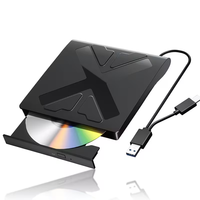 Lecteur externe USB Blu-ray, graveur externe pour ordinateur de bureau, graveur Blu-ray pour ordinateur portable, lecteur de CD, prend en charge la 3D