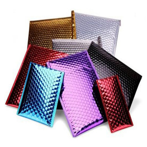 Hot Sale Safe Shipping Poly Mailer Packaging Courier Plastic Push Ziplock Biodegradable Bubble Bag Gravure Printing Customized
