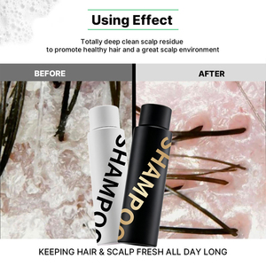 Shampooing liquide biologique pour homme et femme, nettoyage en profondeur, <span class=keywords><strong>hydrate</strong></span>, apaise <span class=keywords><strong>le</strong></span> <span class=keywords><strong>cuir</strong></span> <span class=keywords><strong>chevelu</strong></span>, stimule <span class=keywords><strong>le</strong></span> volume, formule premium non toxique à la menthe fraîche - Product Image 2