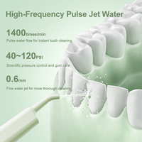 Hydropulseur dentaire électrique rechargeable portable en acier inoxydable et plastique de haute qualité à bas prix