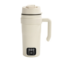Bouilloire Électrique Numérique Portable 0,6 L avec Mixeur, Chauffe-Eau, Mélangeur, Contrôle Multi-Température, Arrêt Automatique, Économe en Énergie, pour Hôtels et Domicile, OEM