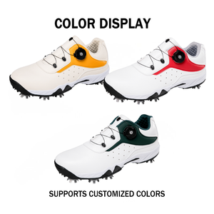 Chaussures de golf à boucle rotative de style nouveau, vente en gros, haute qualité, antidérapantes, imperméables, semelle amovible, chaussures de sport de plein air professionnelles - Product Image 2