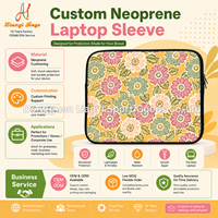 Housse d'ordinateur portable en néoprène personnalisée par sublimation, pochette pour ordinateur portable, sac de transport pour ordinateur, portable pour les voyages d'affaires, l'école et les activités de plein air