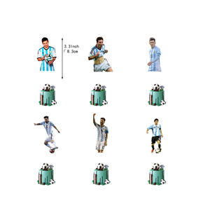 Articles de fête sur le thème des stars du football pour les fans : guirlandes, décorations de gâteau, ballons imprimés <span class=keywords><strong>Messi</strong></span>, cadeaux du club <span class=keywords><strong>PSG</strong></span> - Product Image 5