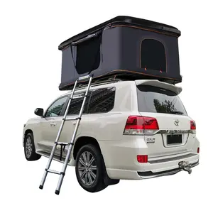 best rooftop tent for cars waterproof oxford canvas ABS shell aluminum & steel rooftop tent hard shell