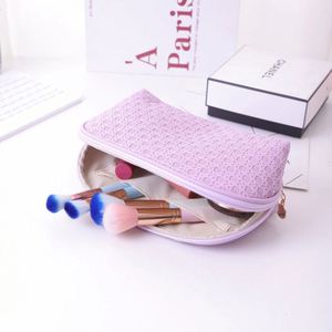 Pochette de maquillage en tissu tissé, petite, portable, organiseur de rouge à lèvres, pochette de voyage - Product Image 3